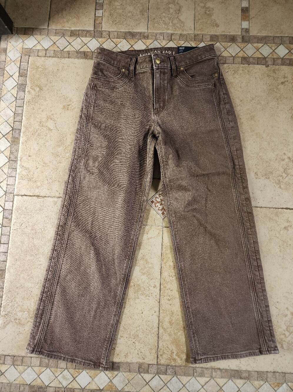 American Eagle Outfitters Stovepipe High-Rise Stretch Jeans